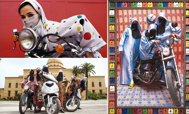 Geng Motor Wanita Maroko jadi Inspirasi Seni